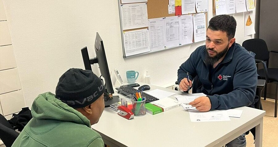 Migrationsarbeit in der Unterkunft Herderschule